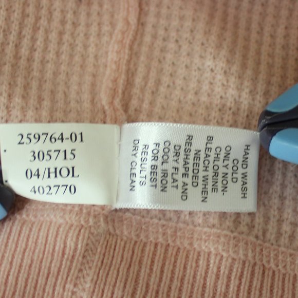 banana republic cashmere cardigan sweater full zipper blush  2 pockets Medium - Picture 6 of 8